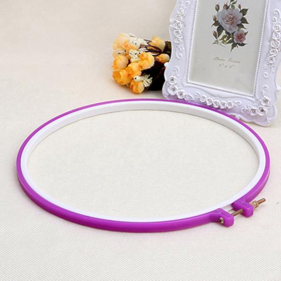 Kunststoff-Kreuzstichmaschine, verstellbarer Stickrahmen, Ring, Nähen, 13–27,5 cm