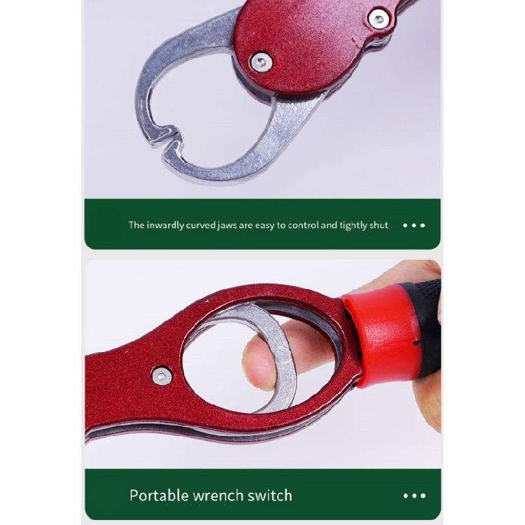 Aluminum Alloys Fishes Lip Gripper with Scale Fishes Control Clamps Fishes Grabber Clip Controllers Fishing Accessories