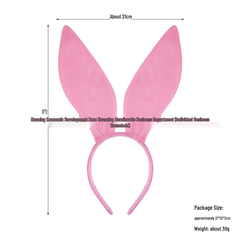 Halloween Bunny Ear Headband for Performance - Rabbit Ears, Internet Celebrity Style.