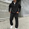 Men's Color Utility Sweatshirt Set - Casual Athletic Sports Track Suit for Daily Wear