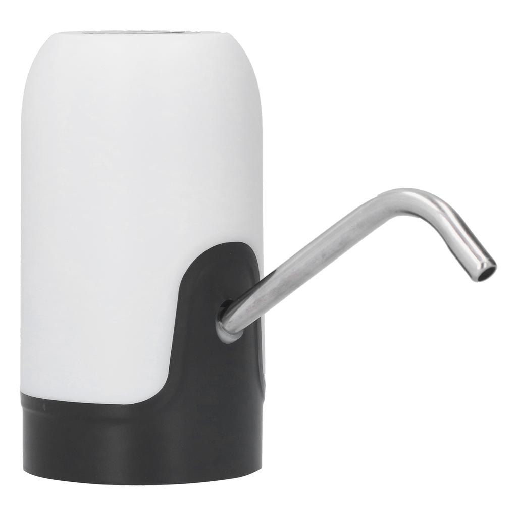 Intelligent Water Bottle Dispenser Portable USB Charging Electric Drinking Water Pump Set White