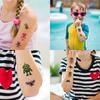 54pcs Temporary Tattoo Waterproof Long-lasting Body Stickers Cyborgs Drone Bots Insects For Children Cheeks Arms