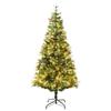 VidaXL Sapin de Noël Pré-éclairé et Pommes de Pin, Arbre de Noël avec LED, Décoration de Vacances, Ornement de Fête 3094558