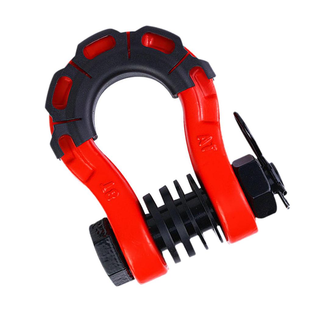 2 Pieces D Ring Shackles Off Road Towing Accessories,Rugged Heavy Duty Tow for Strap