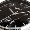 Casio Quartz Black Marble Metal Band Watch, Men's MTP-VT01DM-1A (Overseas)
