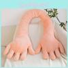 Nordic Creative Funny Blue Hand Shape Plush Pillow Gift For Girls And Boys