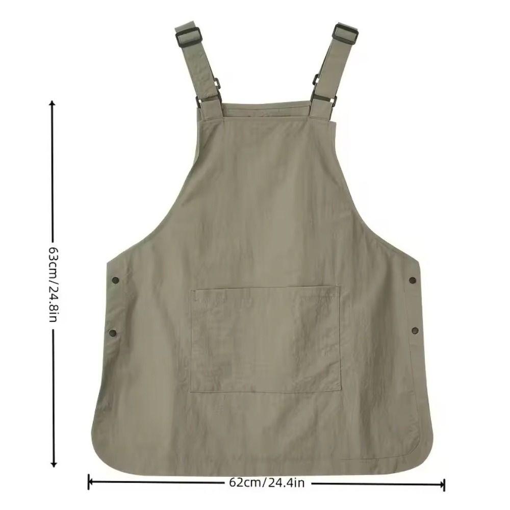 Solid Color Work Clothes Sleeveless Workwear Convenient Baking Cooking Aprons  Kitchen Accessories