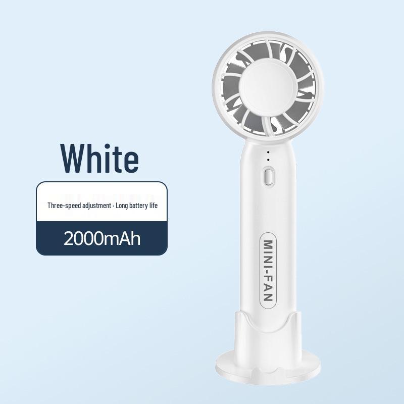 Ultra-Quiet USB Mini Handheld Fan with Three Speeds for Office Use Regular