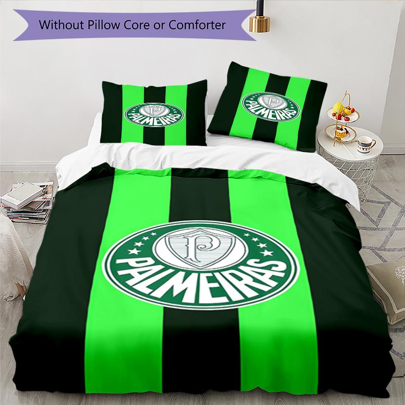 3pcs Palmeiras Bedding Set Duvet Cover Closure Includes 1 Duvet Cover & 2 Pillowcases, Soft and Comfortable for All Seasons.