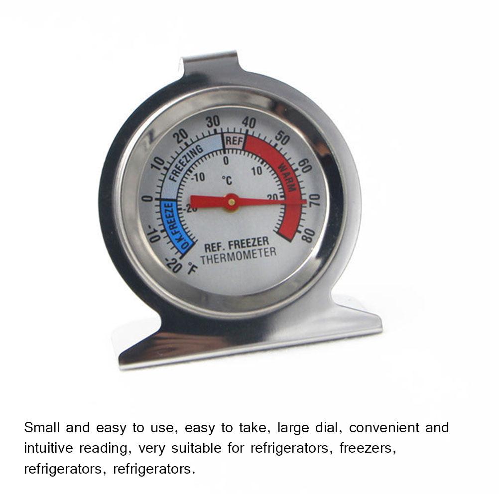 Refrigerator Thermometers Large Dial Fridge Freezer Thermometer with Hook