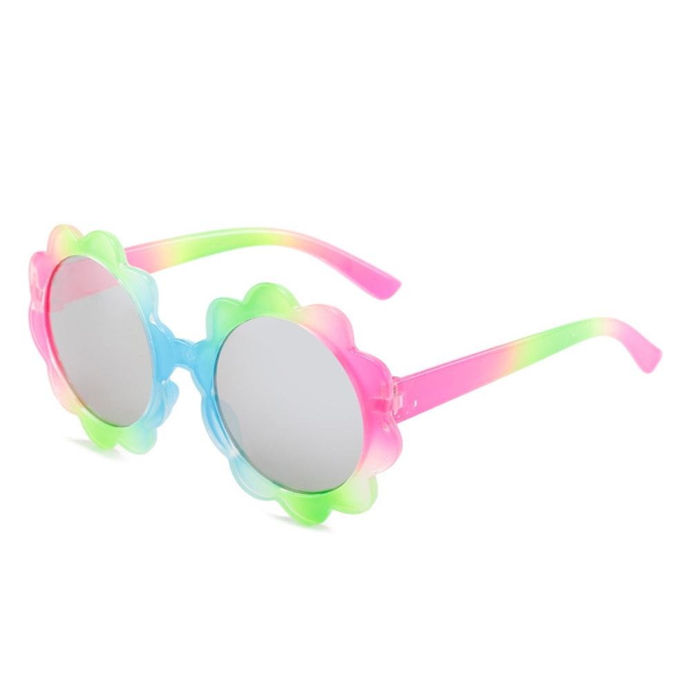 Children Star Cartoon Round Colors Sunglasses Baby Girl Boy Uv400 Goggles Outdoor Kids Summer Beach Holiday Eyewear Accessories