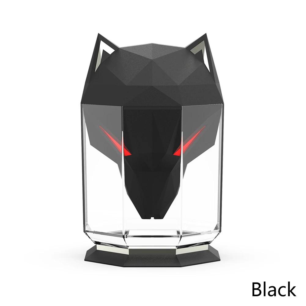 

Filterhualv USB Input Air Humidifier Wolf Head Electric Essential Oil Diffuser Ultrasonic Aroma Diffuser Wolf Separated Aroma чорний