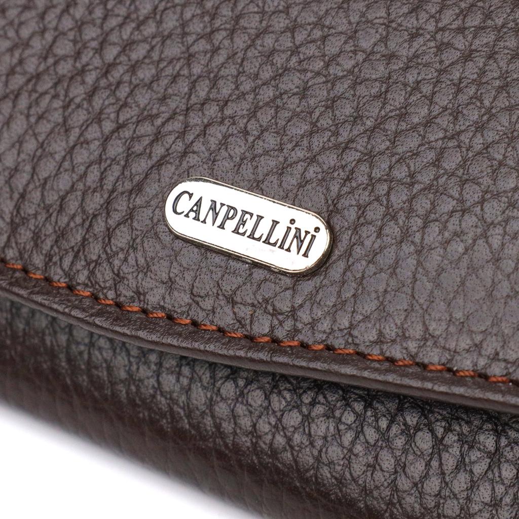 Women's Leather Wallet with Convenient Functionality CANPELLINI 21723 Brown