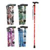 Portable Foldable Cane Lightweight Collapsible Hand Walking Stick Camping