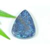 51 Cent. Natürlicher Azurit Birne Heilkristall Cabochon Lose Edelstein 24X31MM SK-3880