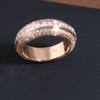 New Hot Brand Vintage Full Diamond Women's Rings Luxury Jewelry For Women Designer Rings Fashion Pure 925 Silver Lucky Rings