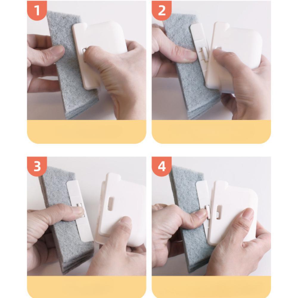 12 Pezzi Spazzole Per Pulizia Fessure - Kit Per Finestre, Binari Porte, Tastiere, Scanalature