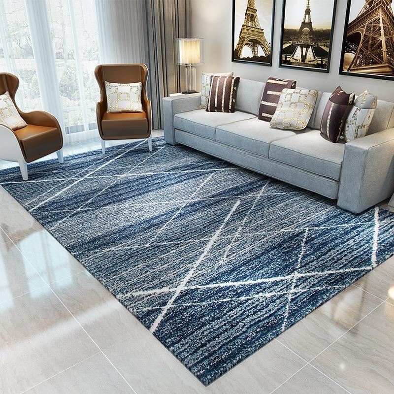 Simple Style Carpet Living Room Decoration Home Ins Bedroom Carpets Short Velvet Non-slip Washable Floor Mats Large Area Rug
