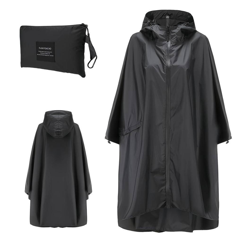 Pelerină de ploaie pentru femei și ploaie mare impermeabilă ciclism ploaie rapidă sezon ploios prevenirea dezastrelor [Hnonoxy] Bărbați, Poncho, Mărime, Pelerină de ploaie, Unisex,