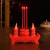 LED Electronic Incense Burner & Candle Holder for Buddha Offering