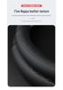 Universal Nappa Leather Steering Wheel Cover - Ultra-Thin, Anti-Slip, Breathable, Sweat-Absorbent for All Seasons