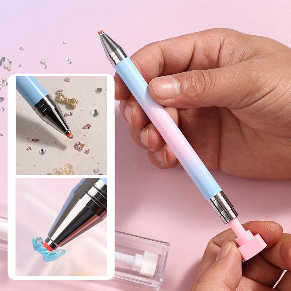 5D New Refillable Wax Pen for Diamond Painting Pen Kit Diamond Art Accessories Quickly Pick up Beads Gems DIY Painting Craft