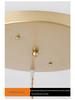 Nordic Modern Three-Head Glass Chandelier for Dining & Bar