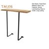 Wall Mounted Towel Holder with Wood Shelf Strong Load-bearing Easy To Install Multi-functional Bathroom Towel Rack Storage Holder