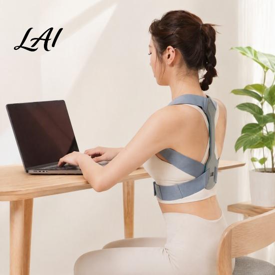 Ergonomic Posture Corrector Hunchback Correction Back Brace Adjustable for Kids and Belt Adults Upper Support Straightener Shoulder Neck Pain Relief