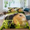 Guinea Pig Duvet Cover Set Cute Cavy Pattern Bedding Set Animal Quilt Cover For Boys Girls Garden Nature Polyester Bedding Set