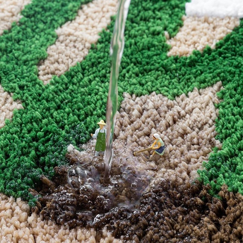 Anti-Slip Design Bathroom Absorbent Mat Extra Thick Floor Mat Anti-Slip Entrance Mat  Kitchen