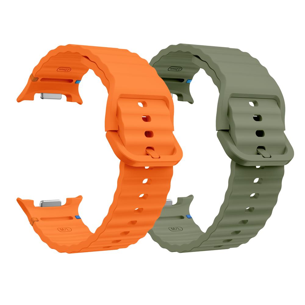 Straps for Samsung Galaxy watch 8/8 classic/7/FE/5 Pro/6/444mm 40mm Silicone Sport Belt Bracelet Correa Galaxy watch Ultra Band