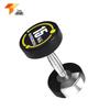 Rubber Coated Steel Dumbbell Set