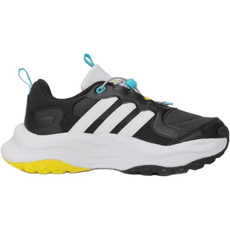 Adidas Maxxwavy K Black Carbon Aqua Yellow Kids Sneakers Core-Black Footwear-White JR5877