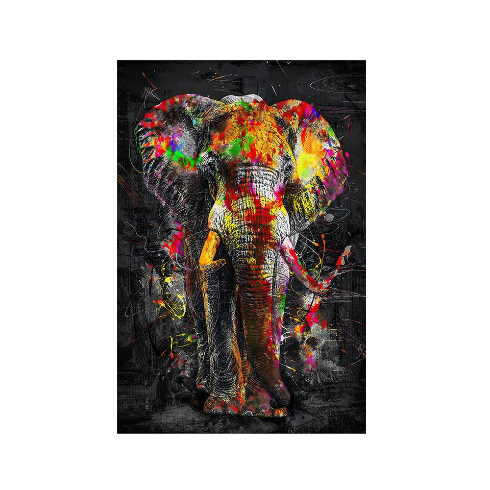 Abstract Lion Canvas Art Plagáty a grafiky Graffiti Umelecké Zvieratá Maľby na stene Art Decor Obrazy do obývačky Cuadro