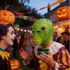 Halloween Funny Green Fish Head Latex Mask Full Cosplay Prop Party