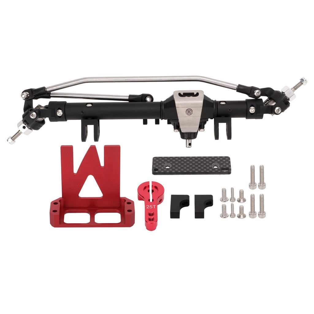 1 10 RC Front Axle Aluminum Alloy Diamond Shaped for Axial Wraith 90018 90020 90045 RR10 90048 90053Black