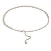 Rhinestone Waist Chain Metal Accessories Belt With Skirt Dress Waist Chain Decoration Thin Belt Tide