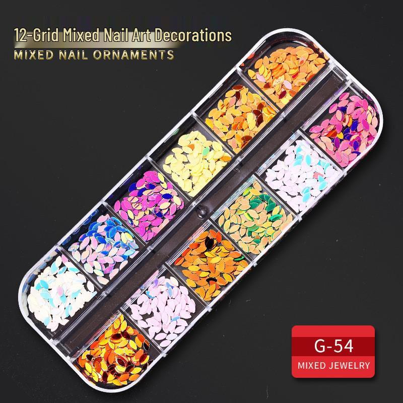60 Nail Art Accessories: Rhinestones, Pearls, Rivets & Alloy Designs