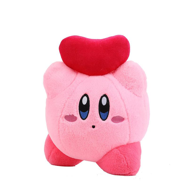 Loving Kirby Heart Plush Toy Cute Anime Doll Soft Cushion Kids Birthday Gift