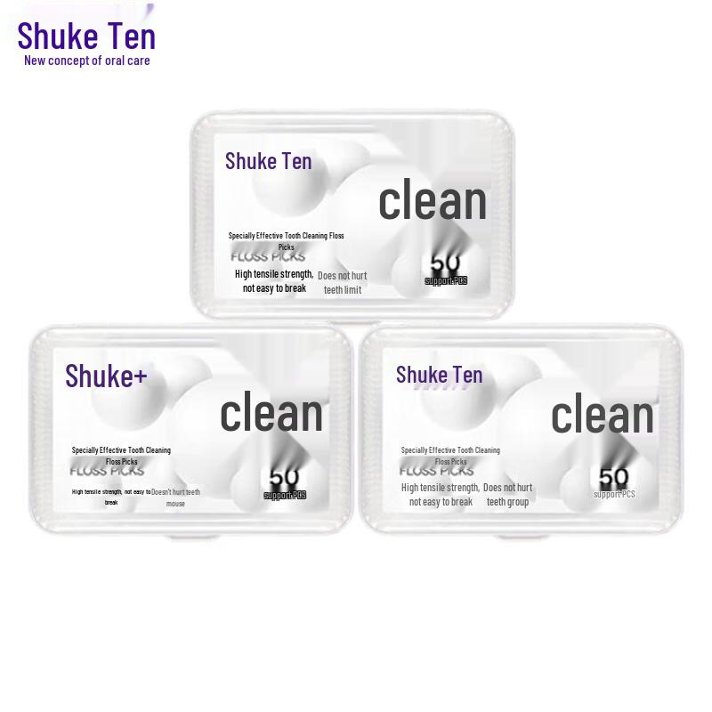 

Shuke Adult Flat Dental Floss Picks