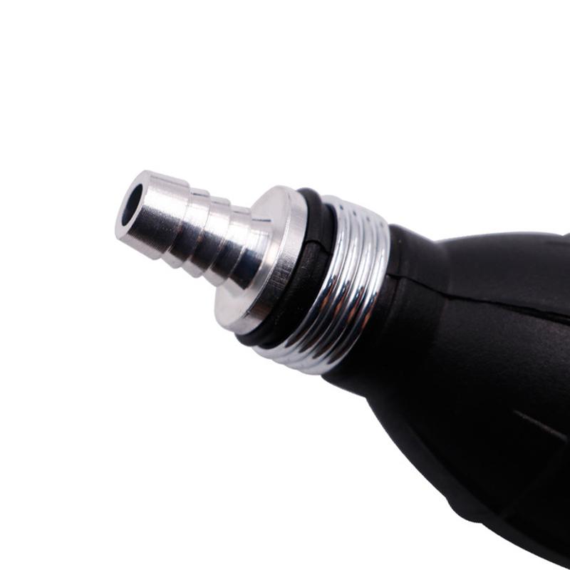 Rubber Aluminum Manual Fuel Pump Hand Primer Oil Petrol Diesel Liquid Transfer Pump 6mm/8mm/10mm/12mm for Car Boat Marine Auto