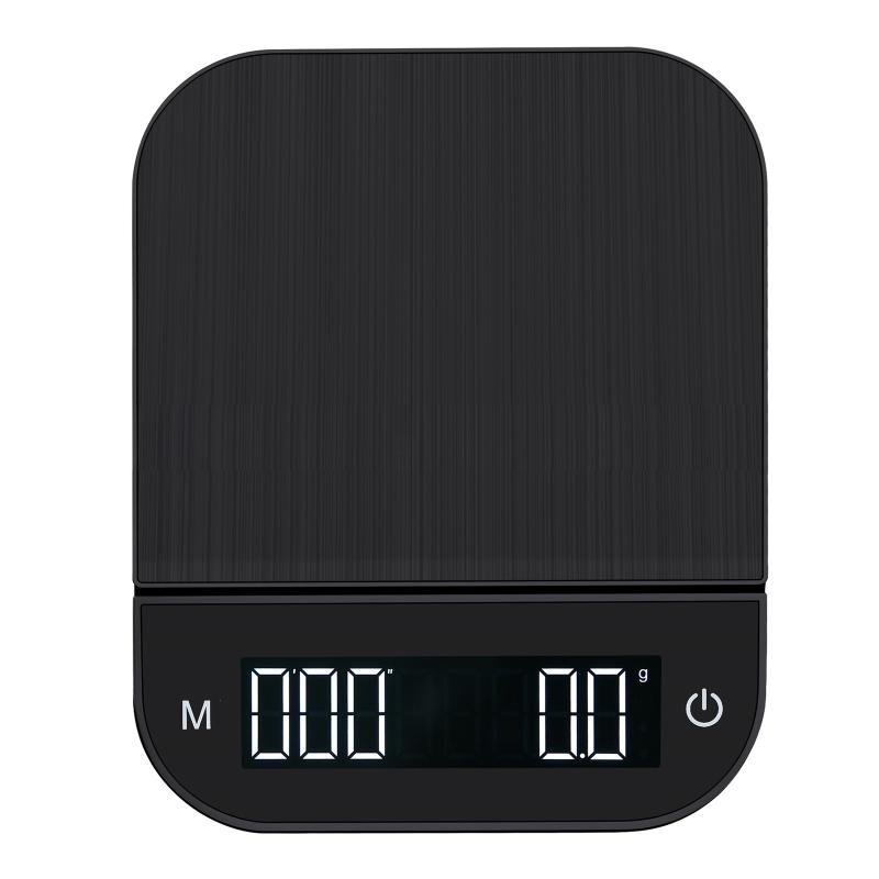3kg Drip Coffee Scale for W/ Timer Portable Electronic Digital Kitchen Scale High Precision LCD Electronic Scale USB Cha