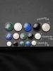 10Pcs/Bag Exquisite And Beautiful Round Tassel Metal Button Clothing, Luggage, Jewelry Accessories