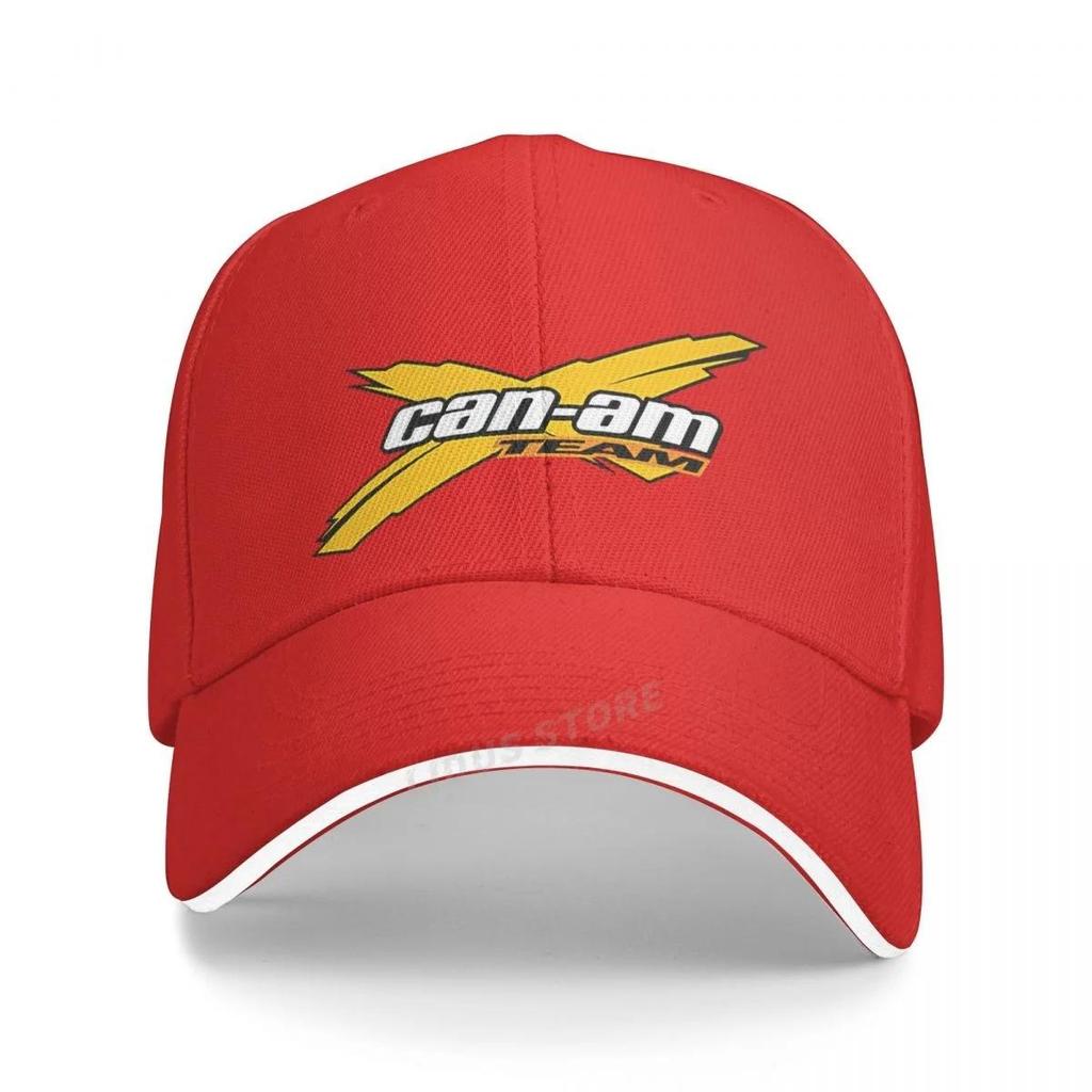 Can Am Logo Stripe Brp Team Baseball Cap Men Fashion Cool Can AM Hat Hip Hop Women Caps