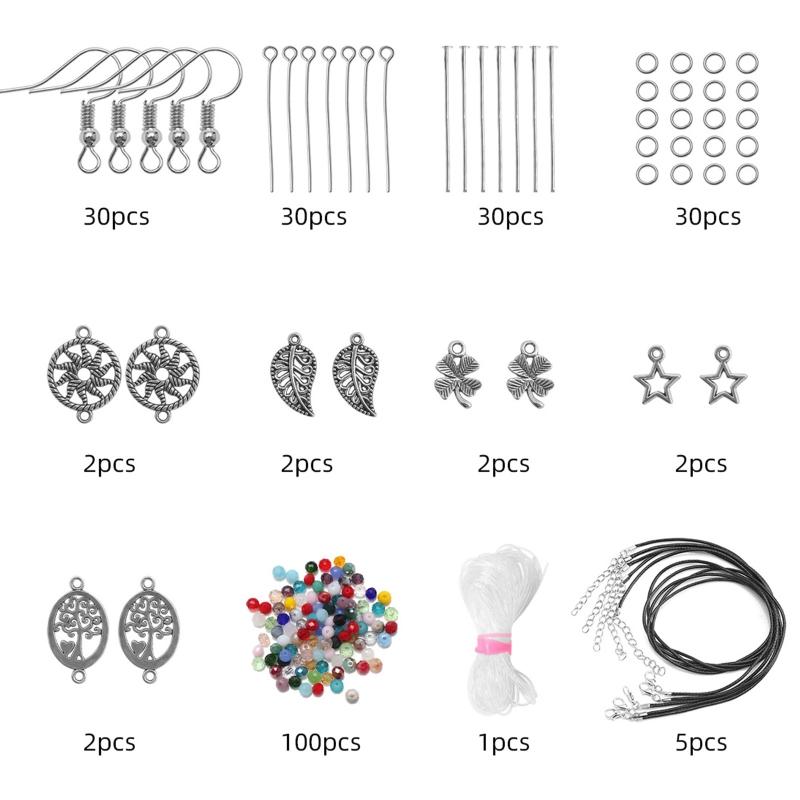 Handmade Mushroom Beads with Elastic Thread Mixed Color Mushroom Loose Bead Necklace Bracetet Making for Jewelry DIY