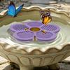 Floating Bee Waterer 19.5cm Flower Shape Water Feeder Bee Watering Station For Butterfly Outdoor Yard Garden Pond Pool Farm