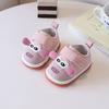 Spring/Autumn Style Walking Shoes 0-1-2 Years Old, Soft-Soled Cartoon Single Shoes for Boys and Girls, 3-6-12 Months Squeaky Shoes.