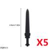 MOC Military Movie Figure Medieval Weapon Building Block Scabbard Sword Ax Hammer Bow Arrow Kit Gun Fan Mini Toy Brick Gift K038