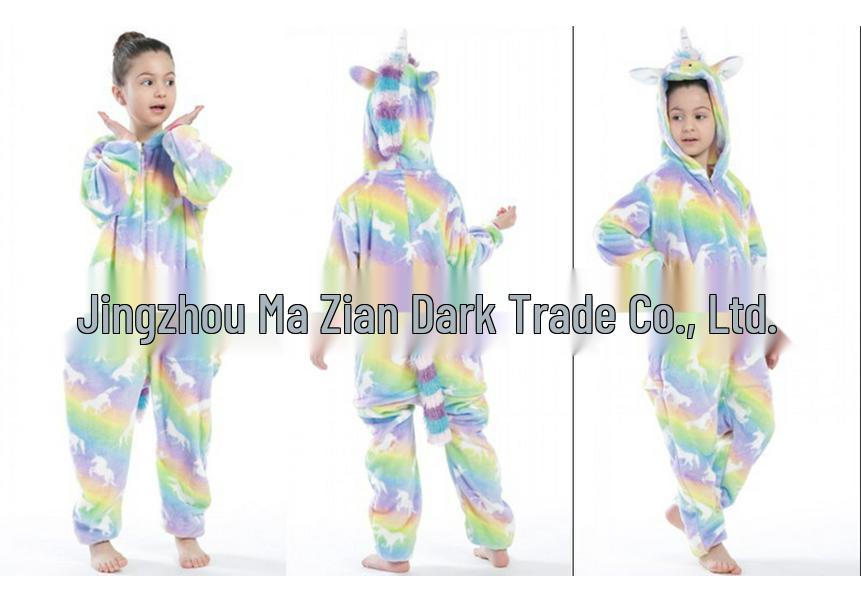 Rainbow Stars Pegasus Unicorn Flannel Onesie Pajamas for Couples